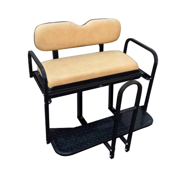 EZGO CLUB CAR PRECEDENT TEMPO YAMAHA Golf Cart Flip Folding Rear Back Seat Kit